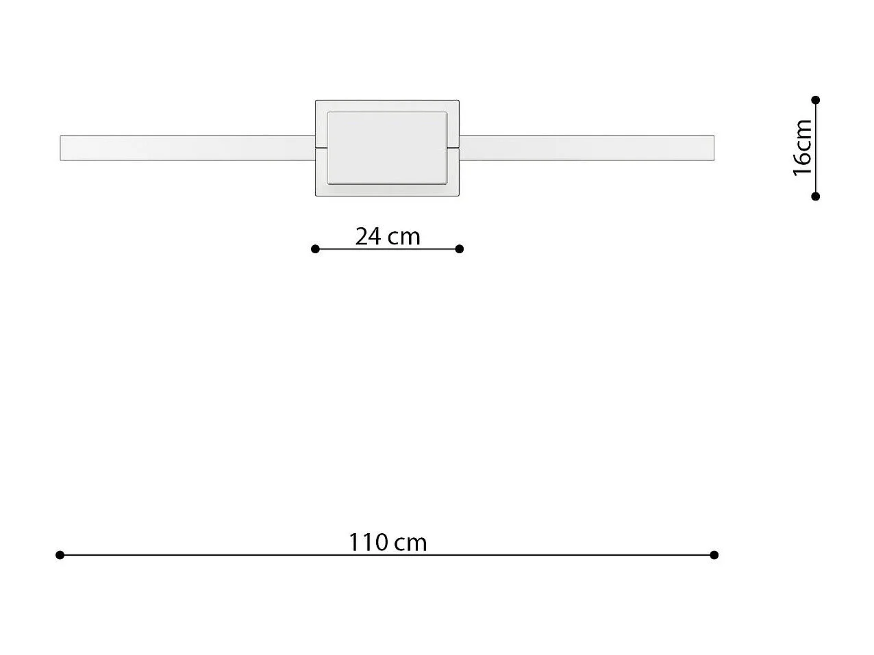 Lampe suspendue Nyra 110 noir 4000K