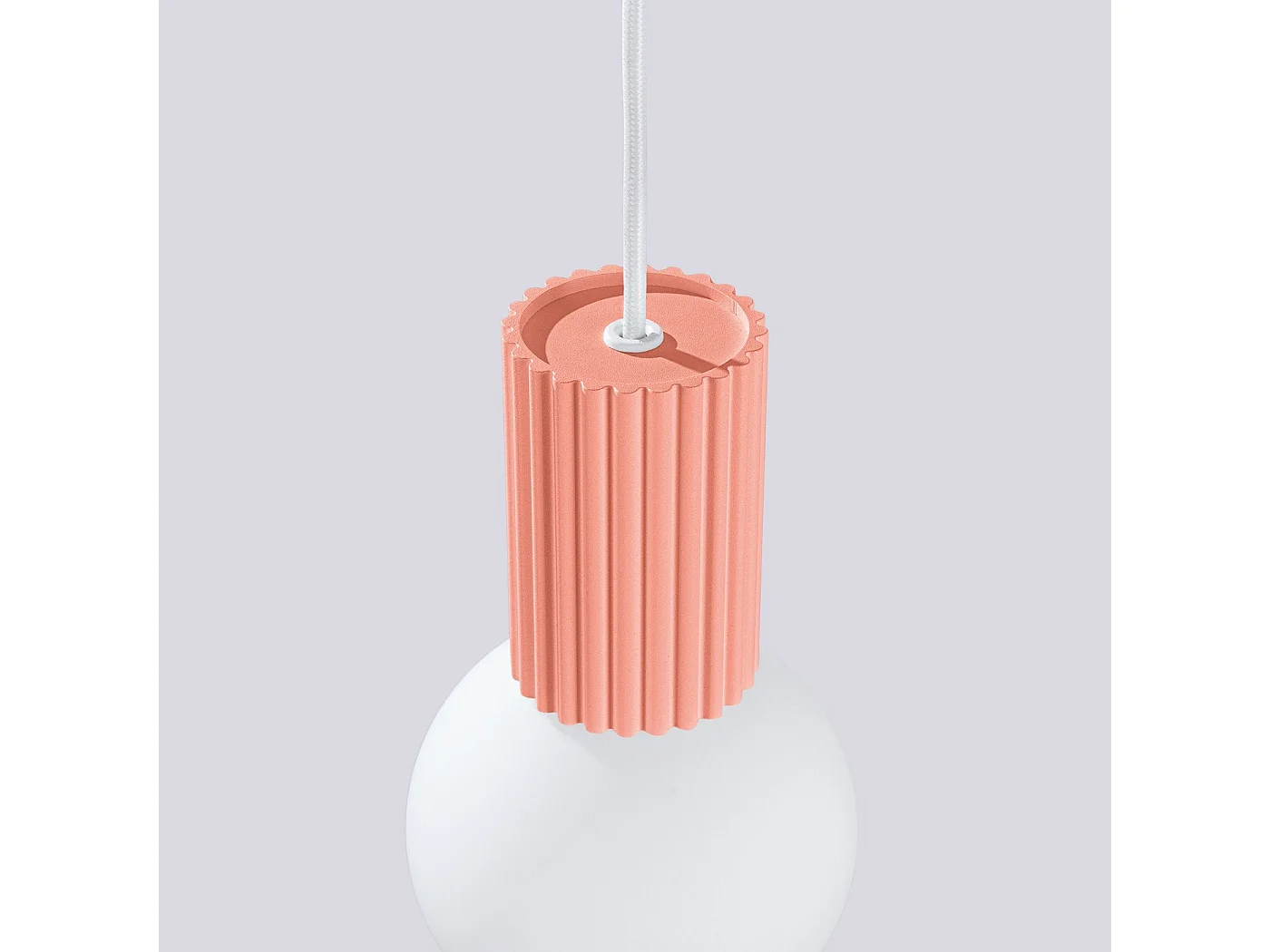 Lampe pendante Orbis 1 peach