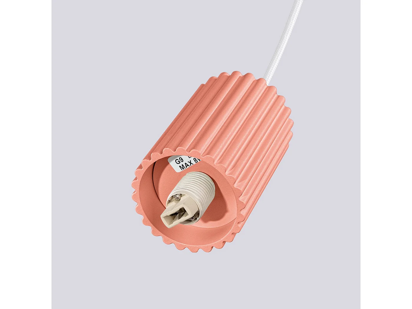 Lampe pendante Orbis 1 peach