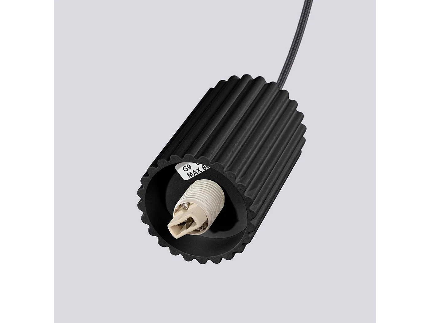Lampe suspendue Orbis 1 noir