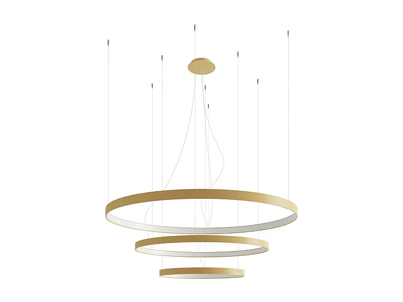 Lustre Nyra 3 55-78-110 doré LED 3000K