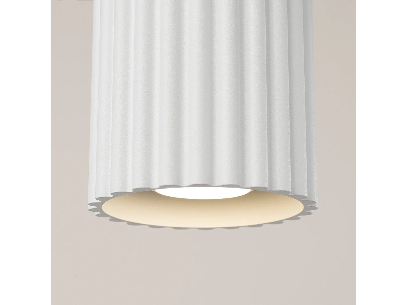 Plafonnier Aurélis 1 blanc GU10