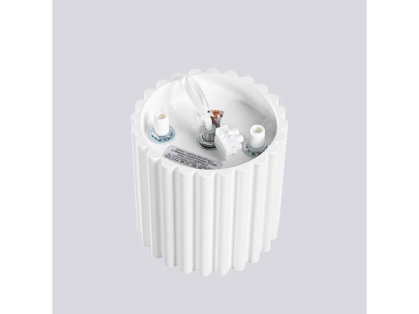 Plafonnier Aurélis 1 blanc GU10