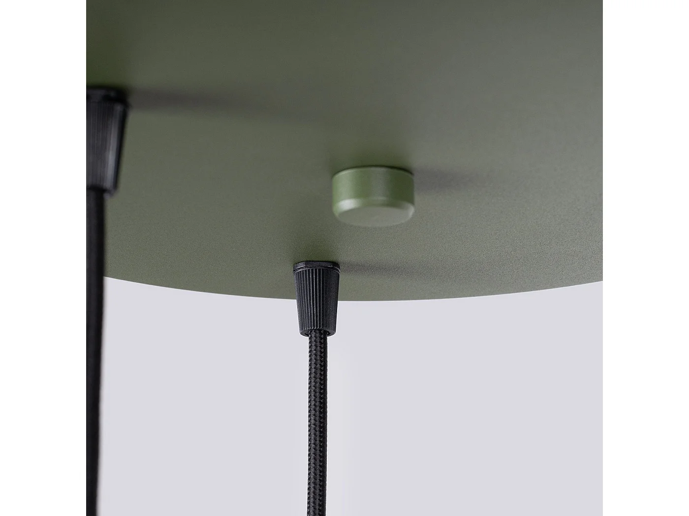 Lampe pendante Orbis 3P vert olive