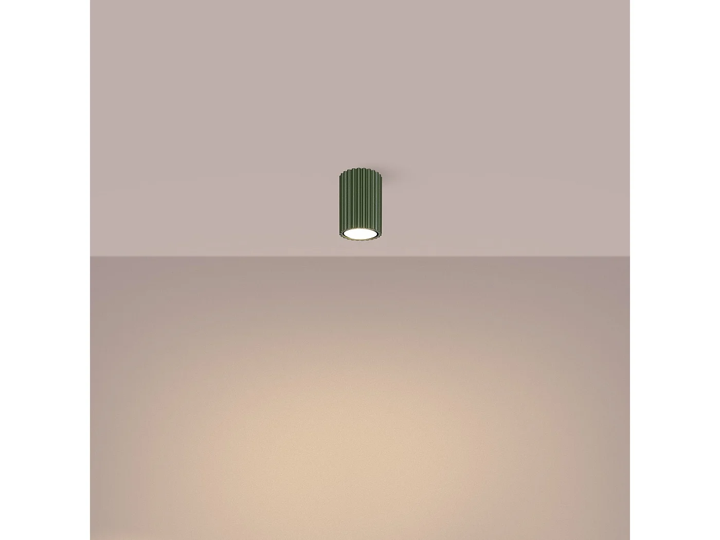 Plafonnier Onyx 10 vert olive