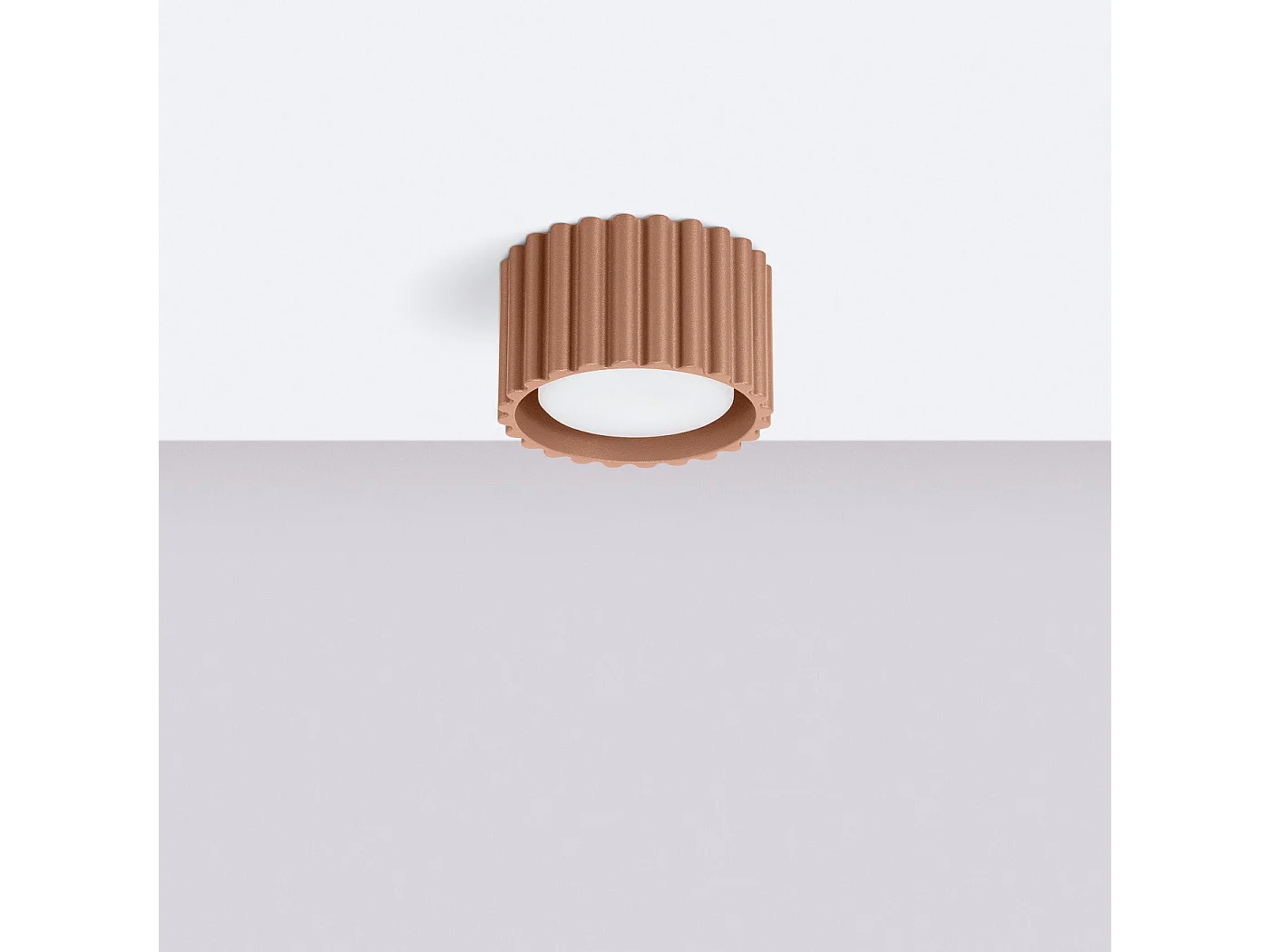 Plafonnier Aurélis 1 moka Gx53