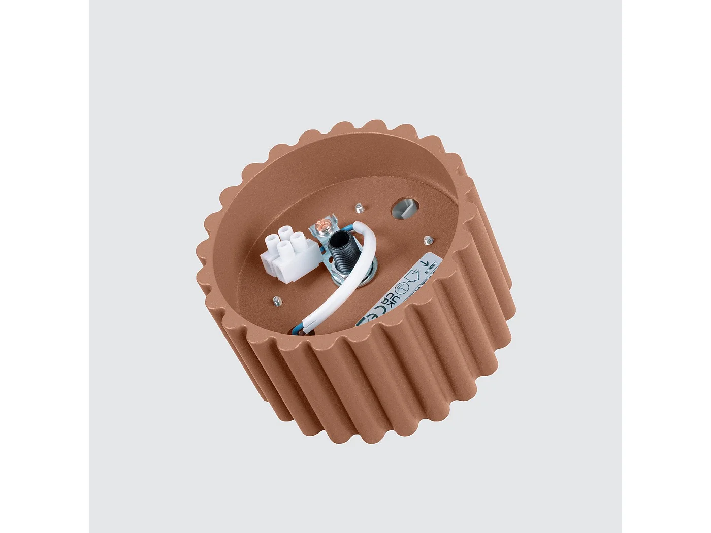 Plafonnier Aurélis 1 moka Gx53