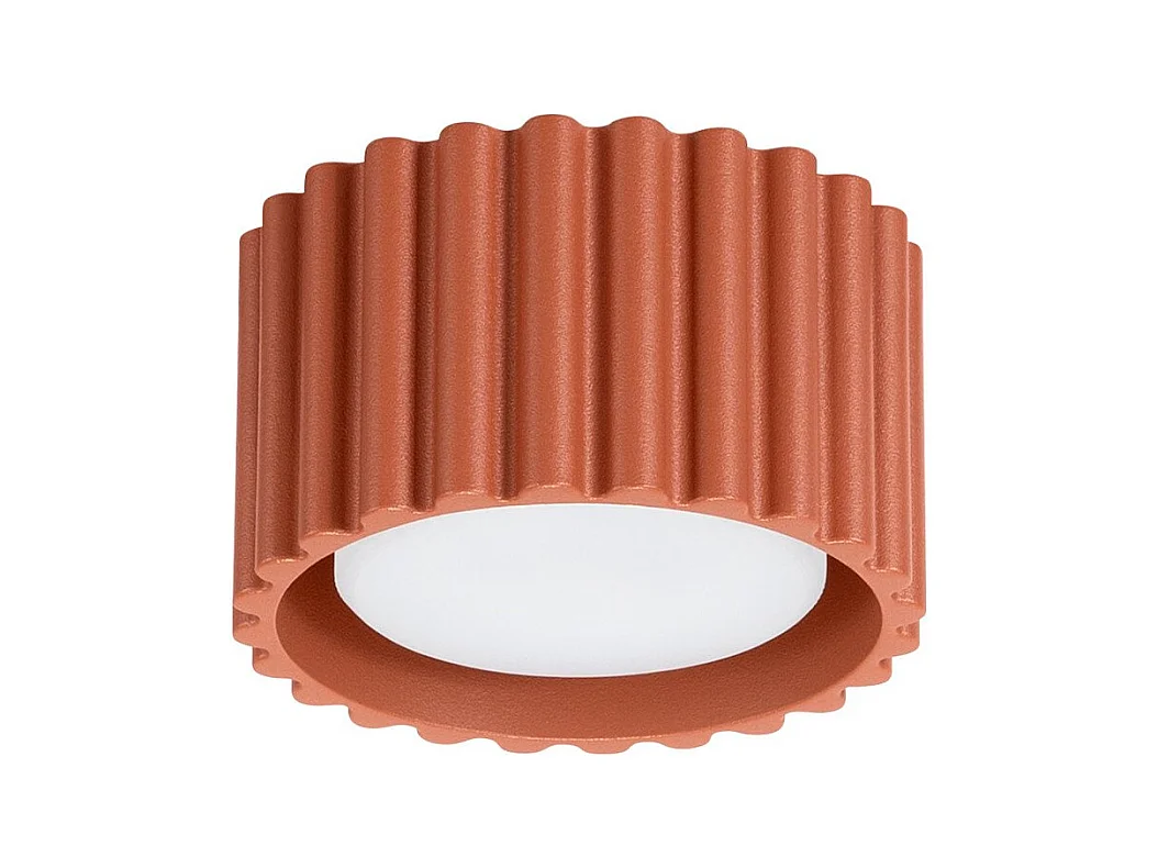 Plafonnier Aurélis 1 rouge ochra Gx53