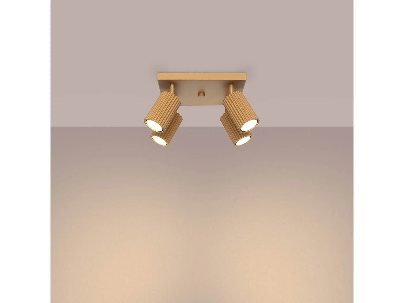 Plafonnier Onyx 4 or