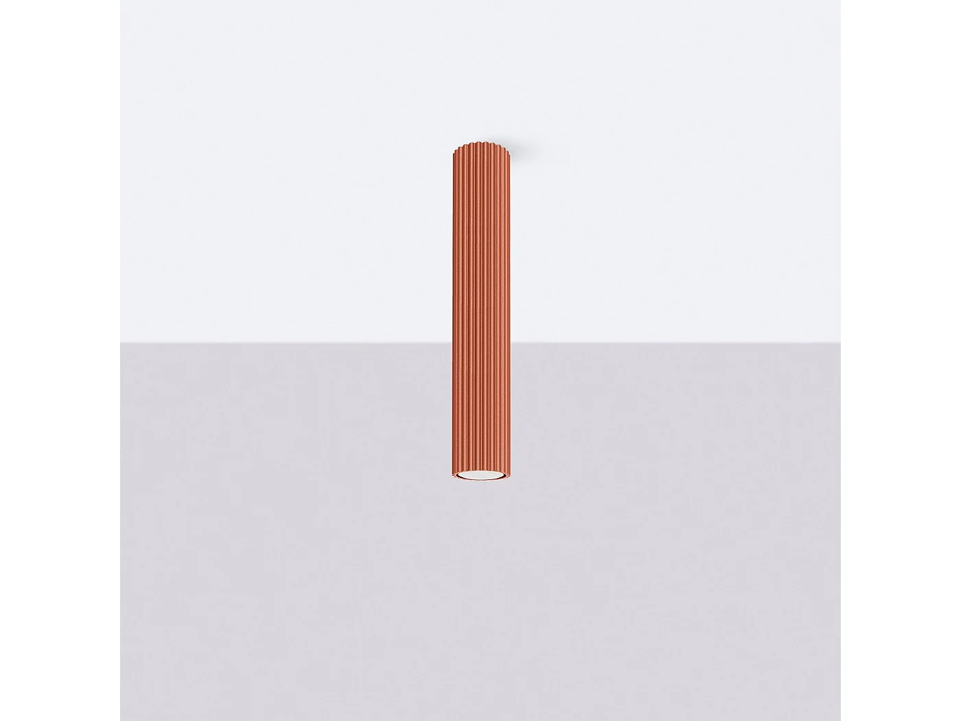 Plafonnier Onyx 40 rouge ocre