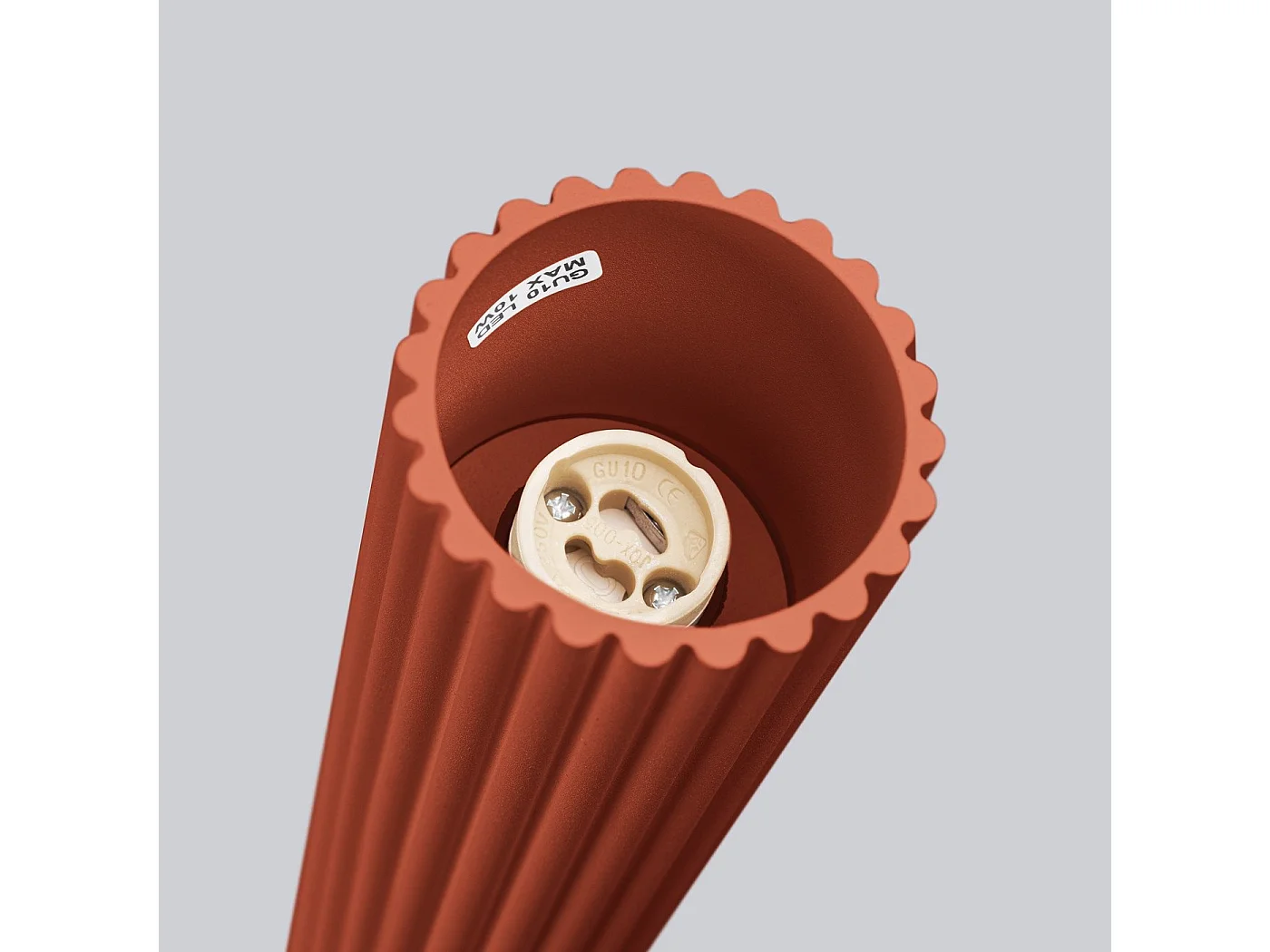 Plafonnier Onyx 40 rouge ocre