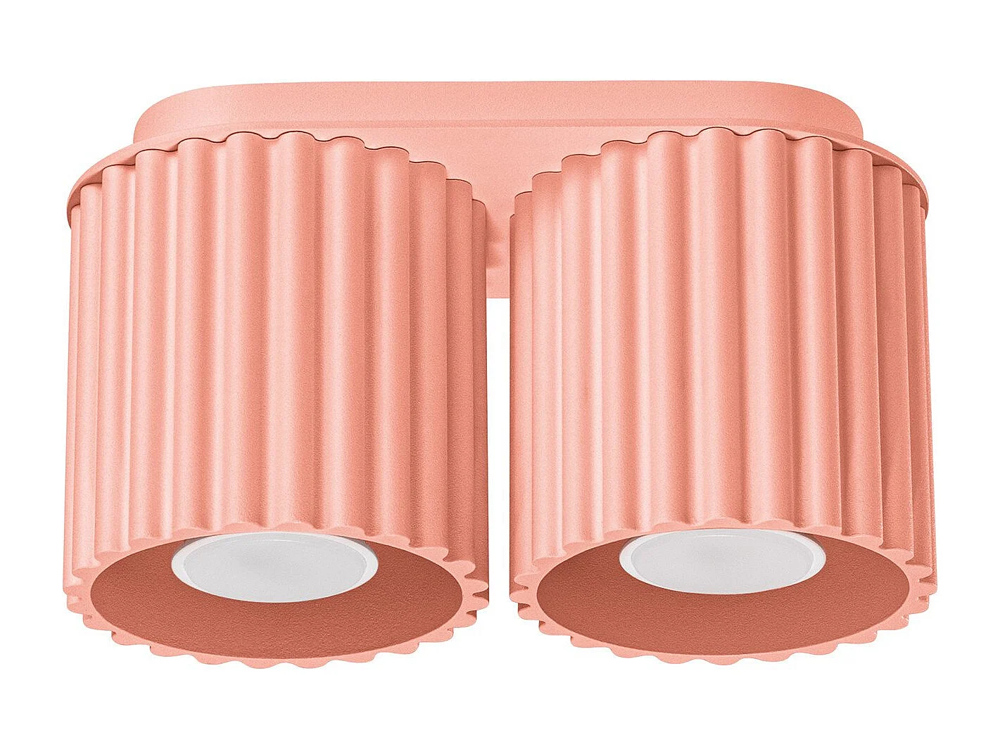 Plafonnier Aurélis 2 peach GU10