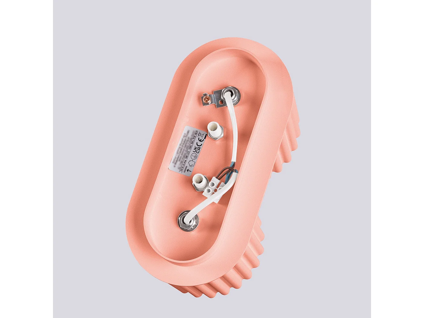 Plafonnier Aurélis 2 peach GU10