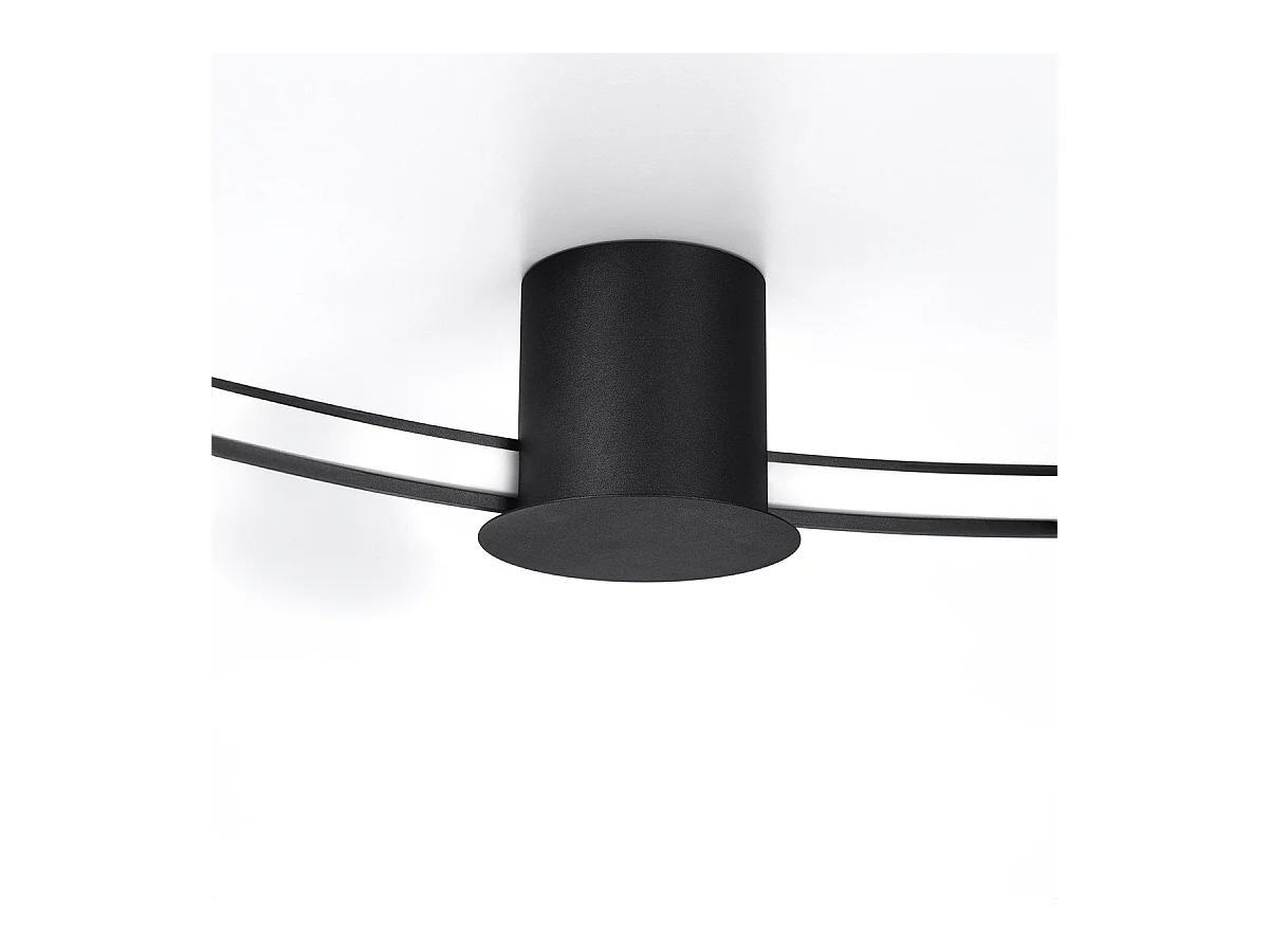 Plafonnier Nyra 55 noir 3000K