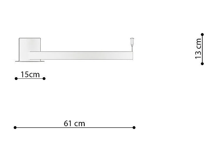 Plafonnier Nyra 55 noir 3000K