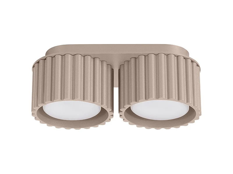 Plafonnier Aurélis 2 taupe Gx53