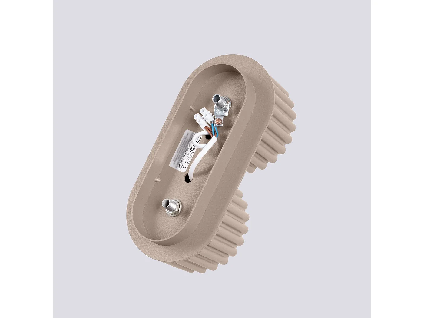 Plafonnier Aurélis 2 taupe Gx53