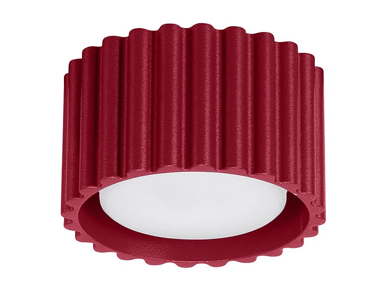 Plafonnier Aurélis 1 bordeaux Gx53