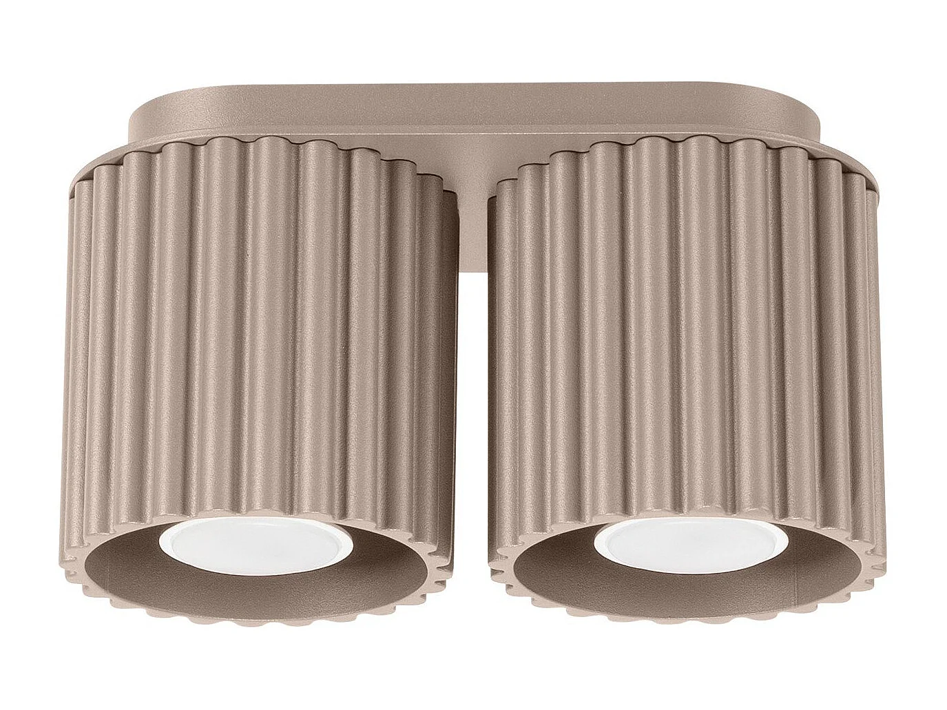 Plafonnier Aurélis 2 taupe GU10