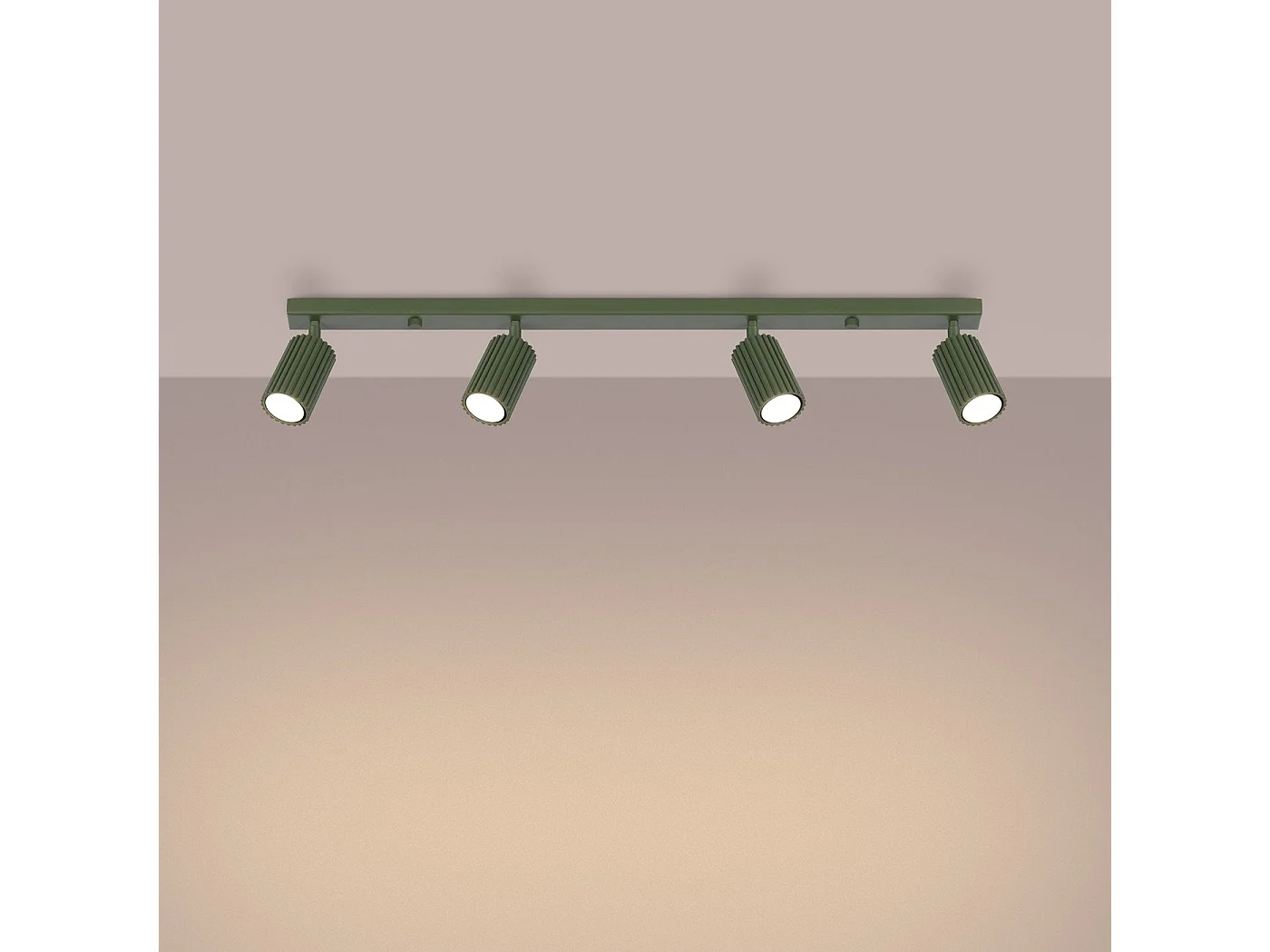 Plafonnier Onyx 4L vert olive