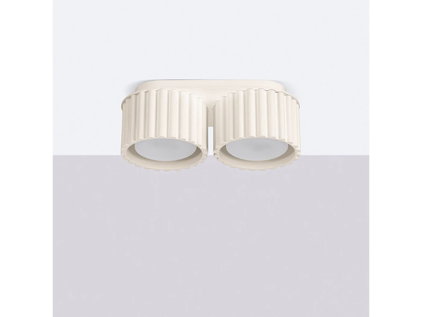 Plafonnier Aurélis 2 beige Gx53