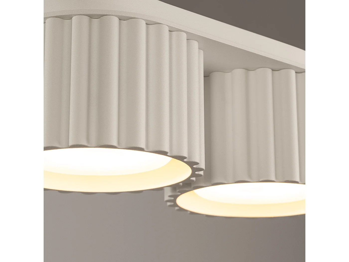 Plafonnier Aurélis 2 beige Gx53