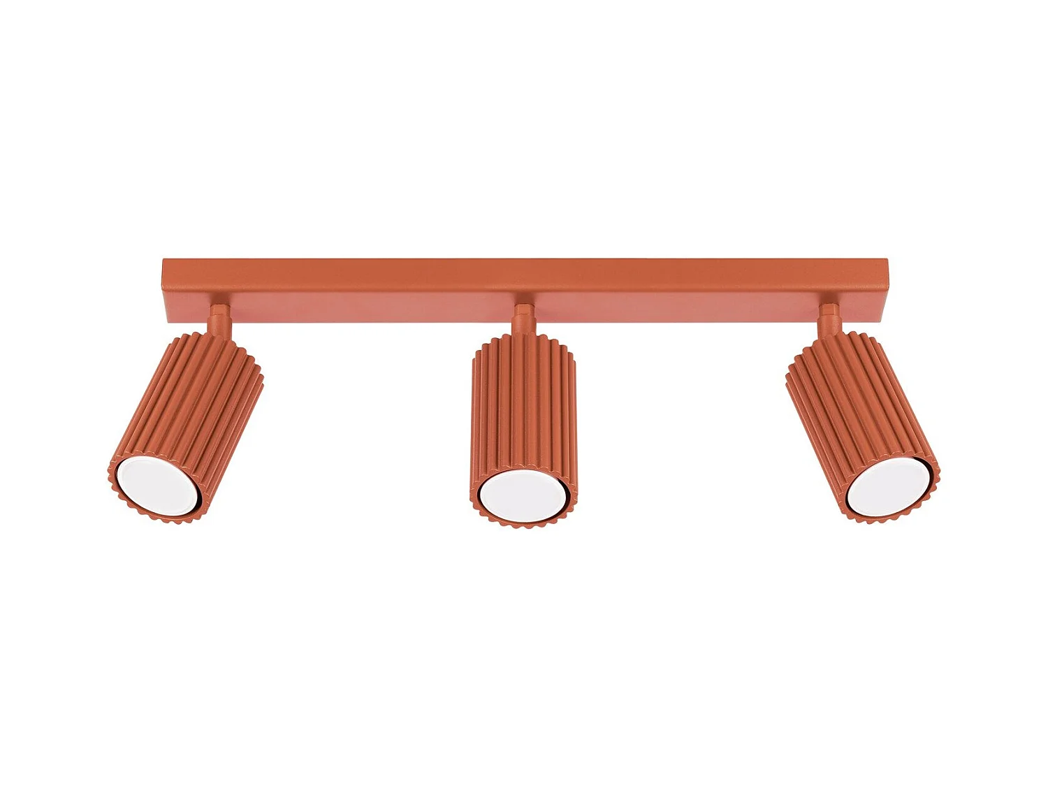 Plafonnier Onyx 3L rouge ocre