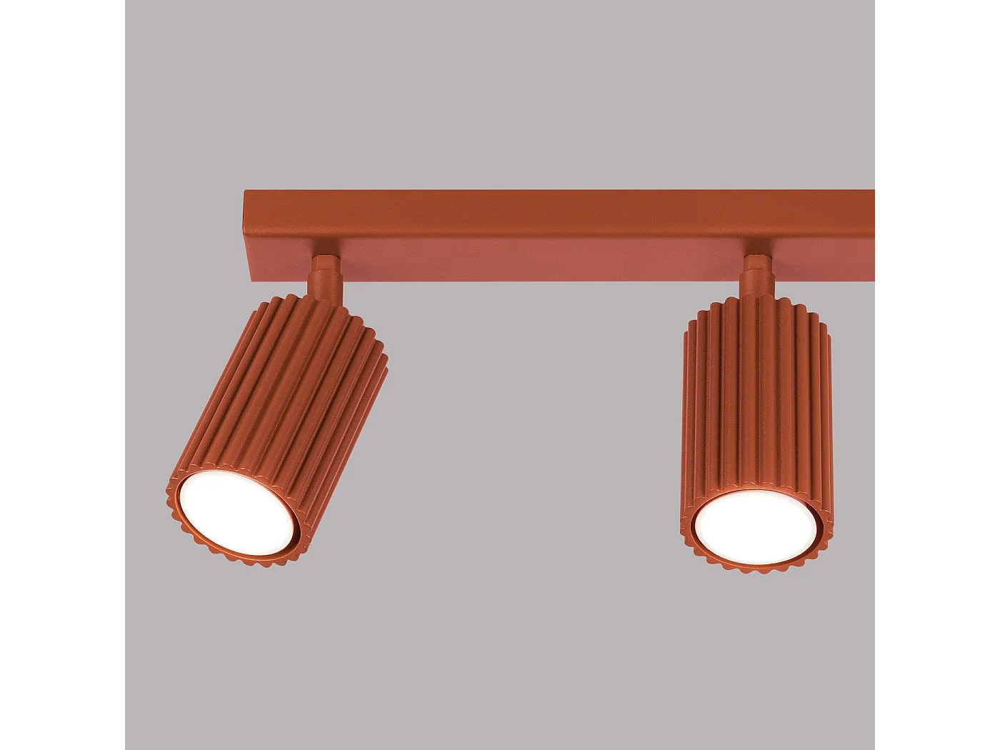 Plafonnier Onyx 3L rouge ocre