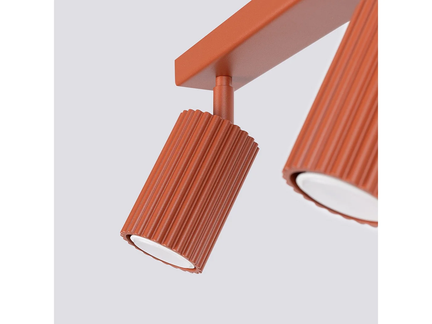 Plafonnier Onyx 3L rouge ocre