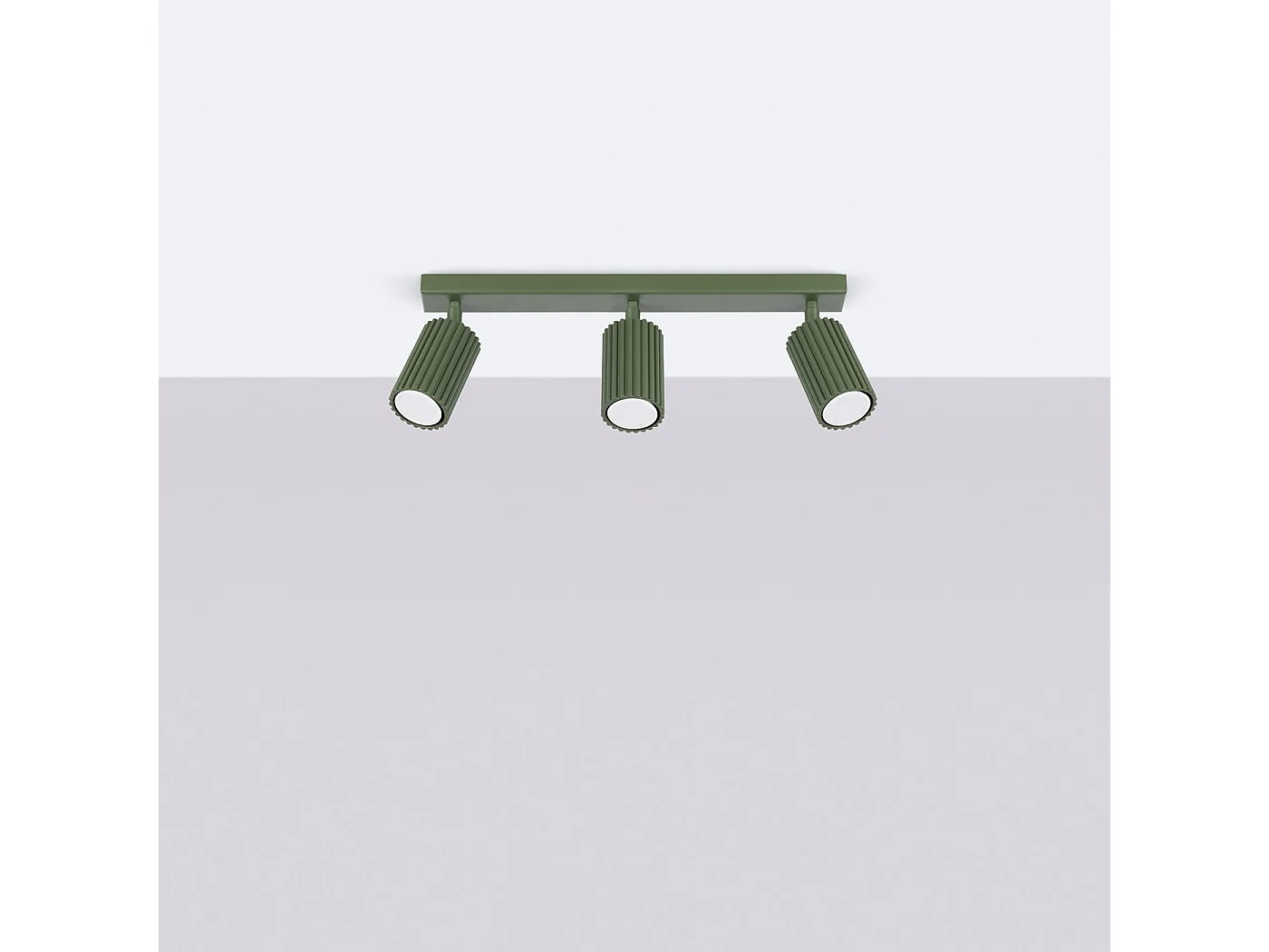 Plafonnier Onyx 3L vert olive