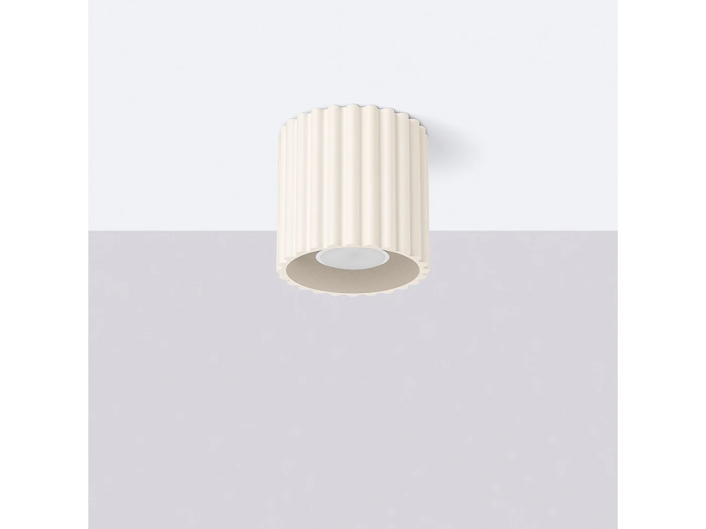 Plafonnier Aurélis 1 beige GU10