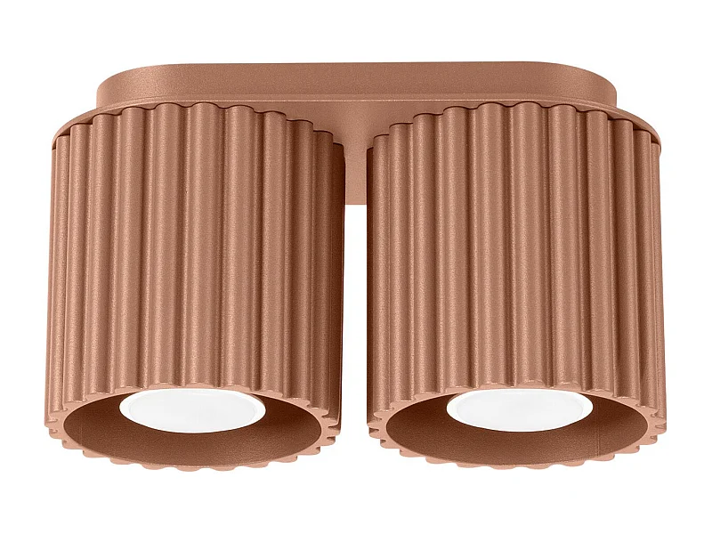 Plafonnier Aurélis 2 moka GU10