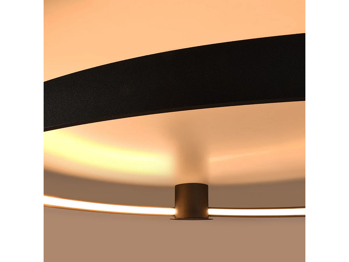 Plafonnier Nyra 78 noir 3000K