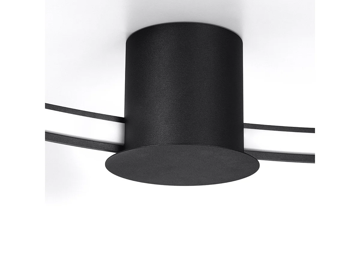 Plafonnier Nyra 78 noir 3000K