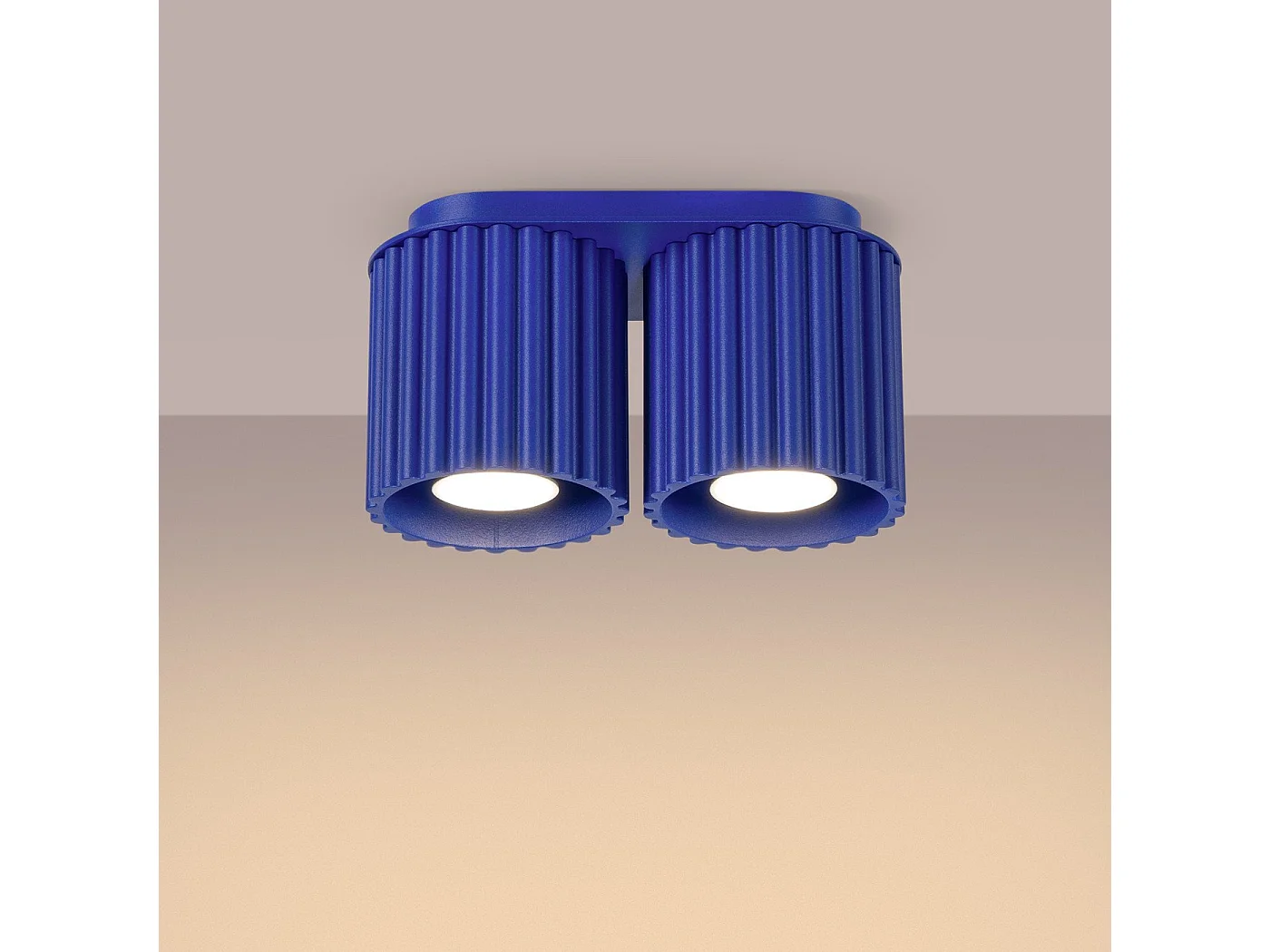 Plafonnier Aurélis 2 ultramarine GU10