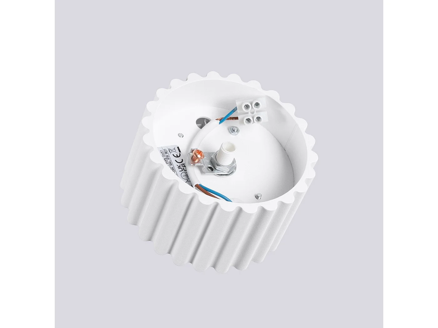 Plafonnier Aurélis 1 blanc Gx53