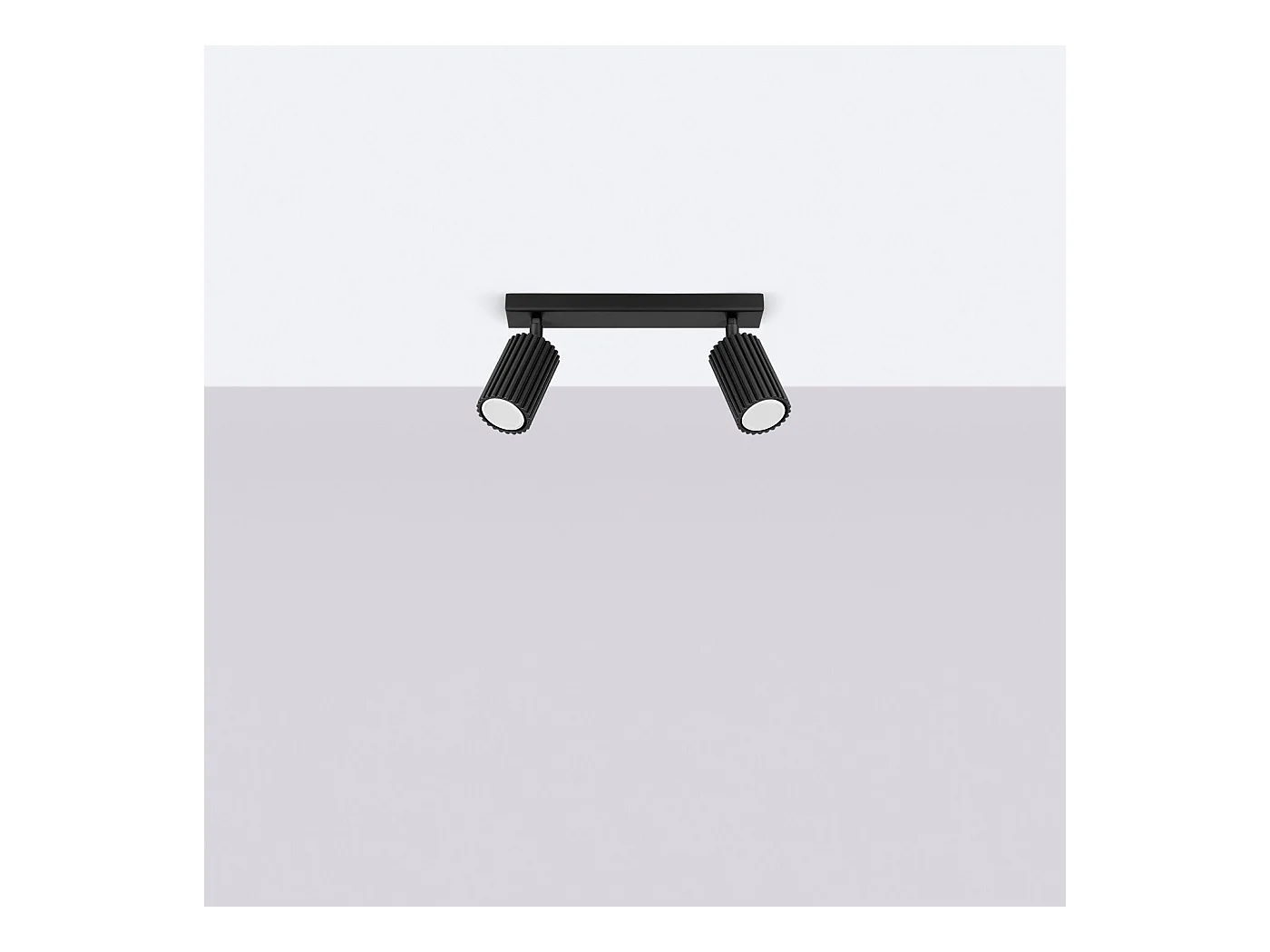 Plafonnier Onyx 2 noir