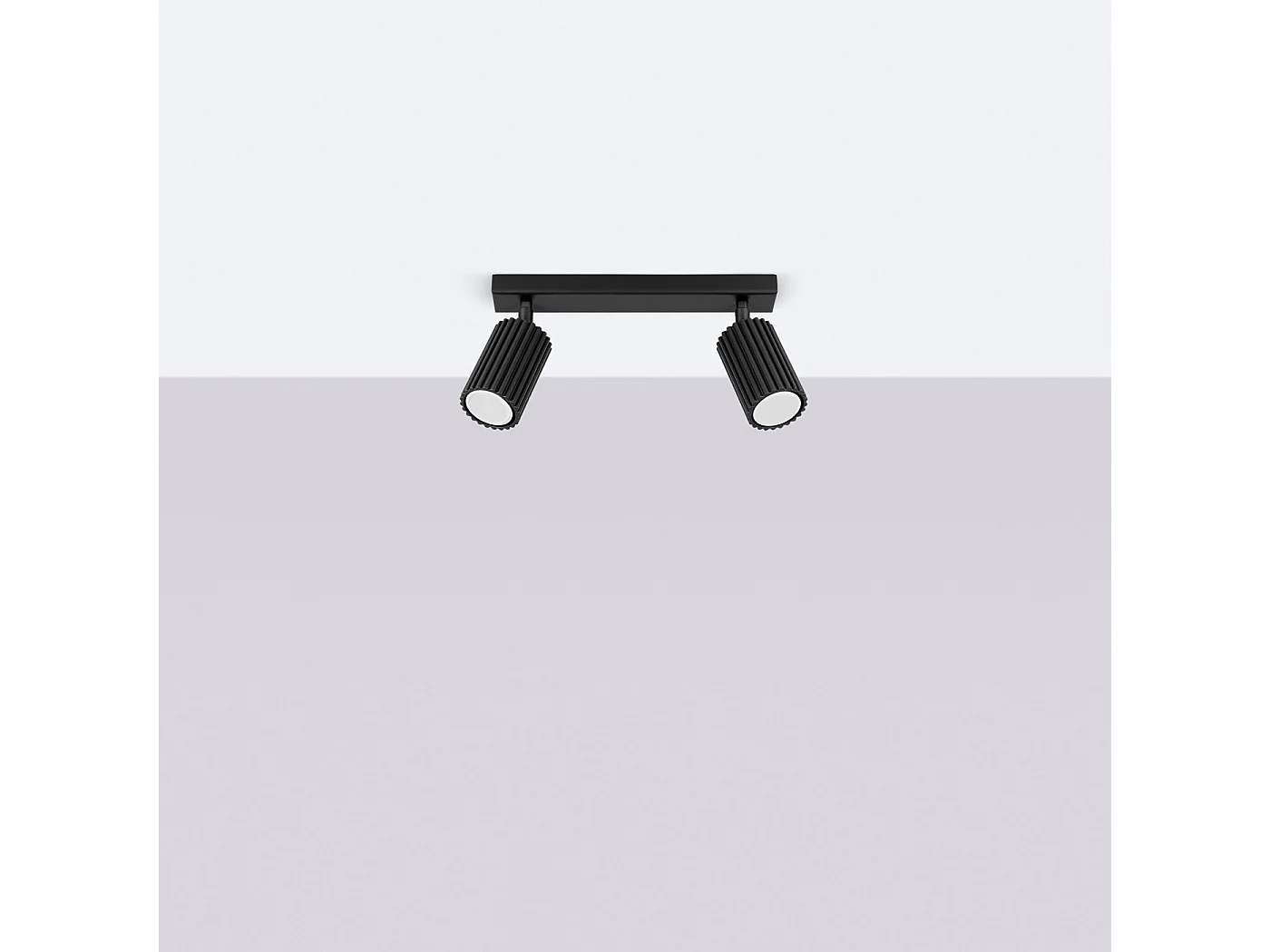 Plafonnier Onyx 2 noir