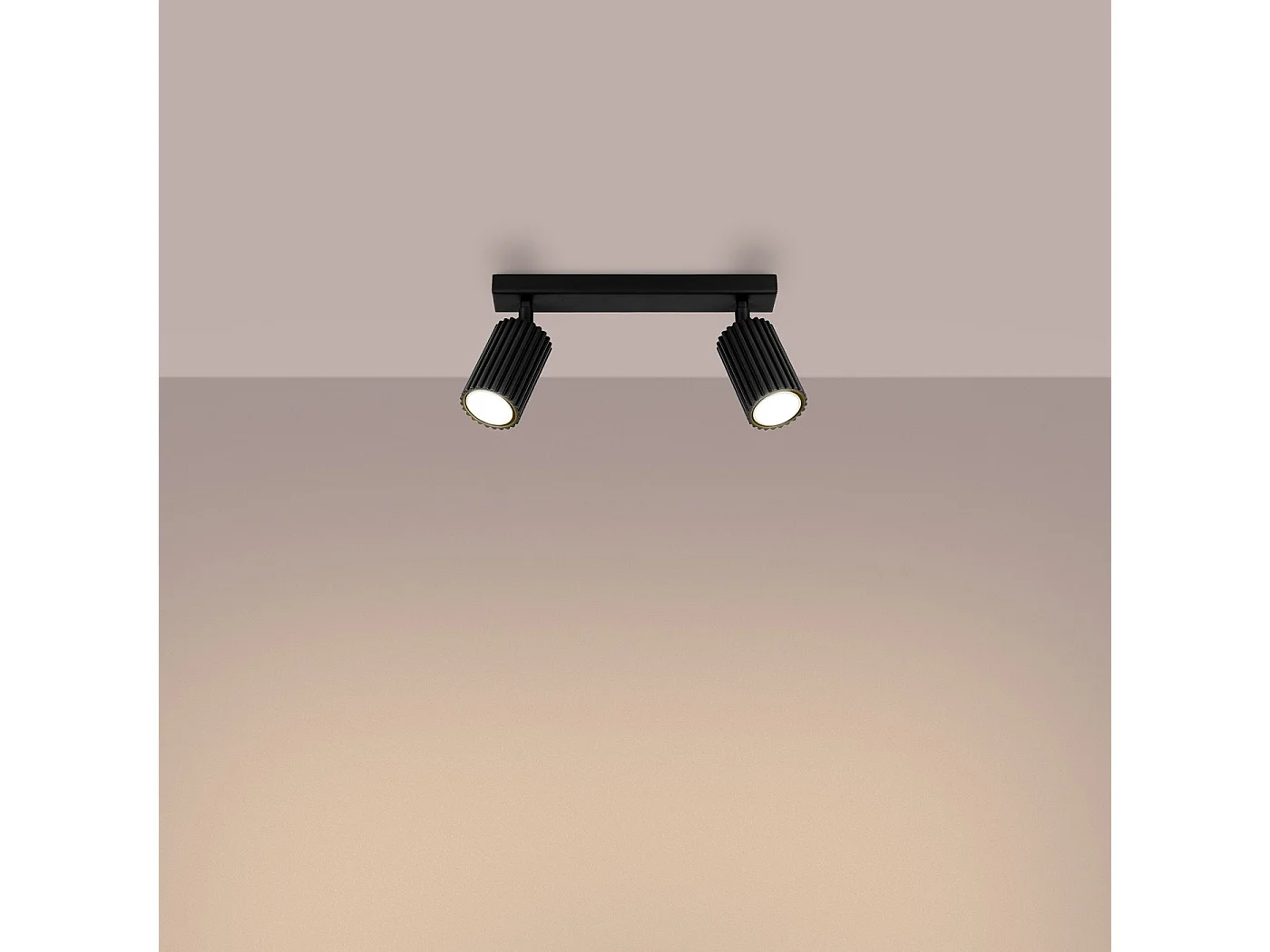 Plafonnier Onyx 2 noir