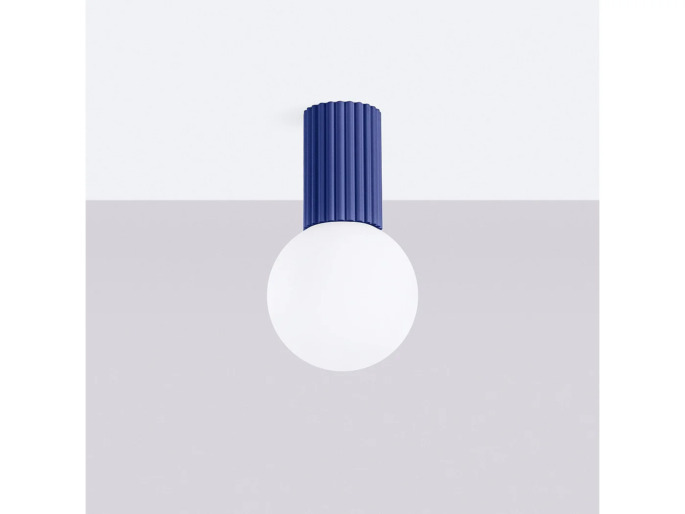 Plafonnier Orbis ultramarine IP44