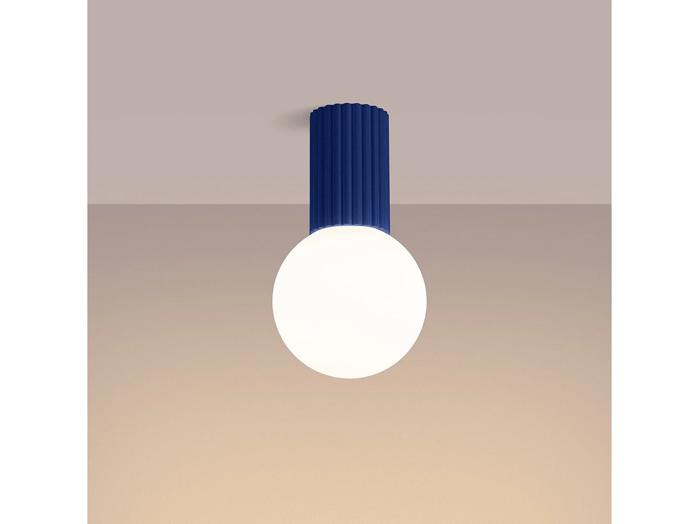 Plafonnier Orbis ultramarine IP44