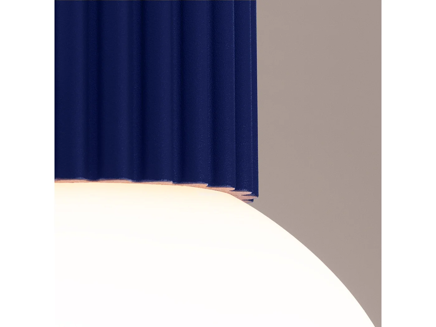 Plafonnier Orbis ultramarine IP44