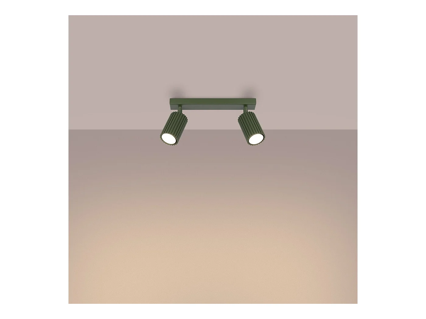 Plafonnier Onyx 2 vert olive