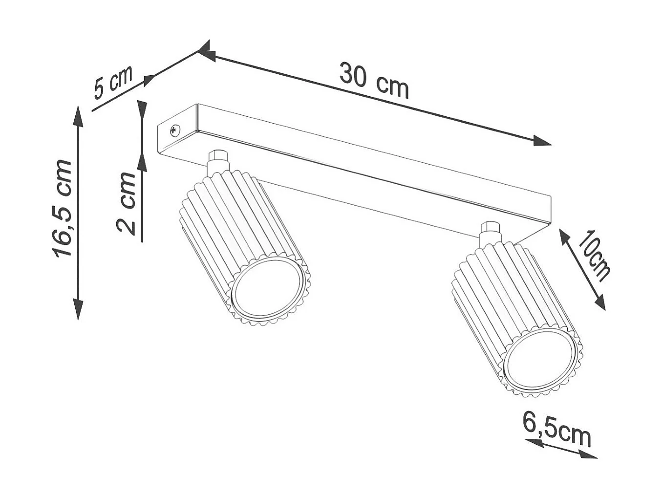 Plafonnier Onyx 2 vert olive