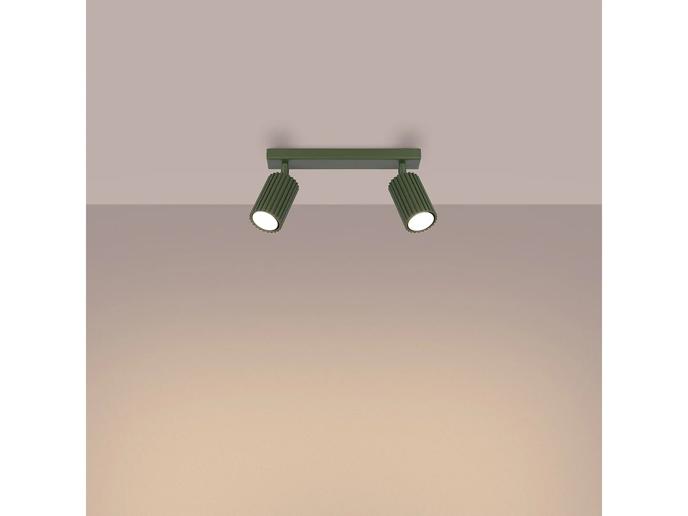 Plafonnier Onyx 2 vert olive