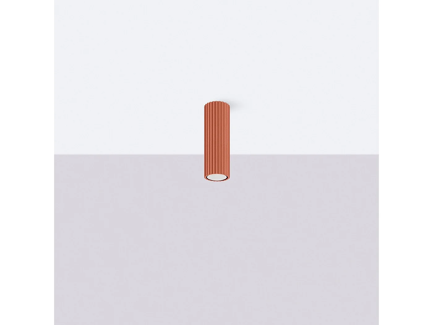 Plafonnier Onyx 20 rouge ocre