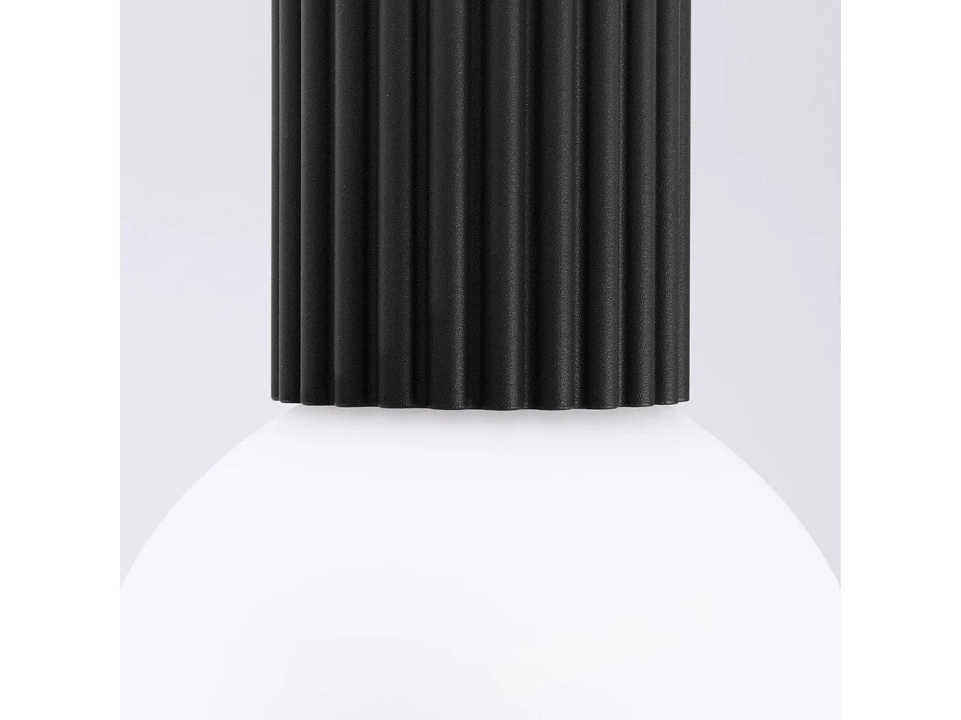 Plafonnier Orbis noir IP44