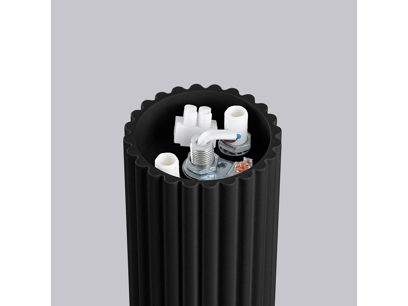 Plafonnier Orbis noir IP44