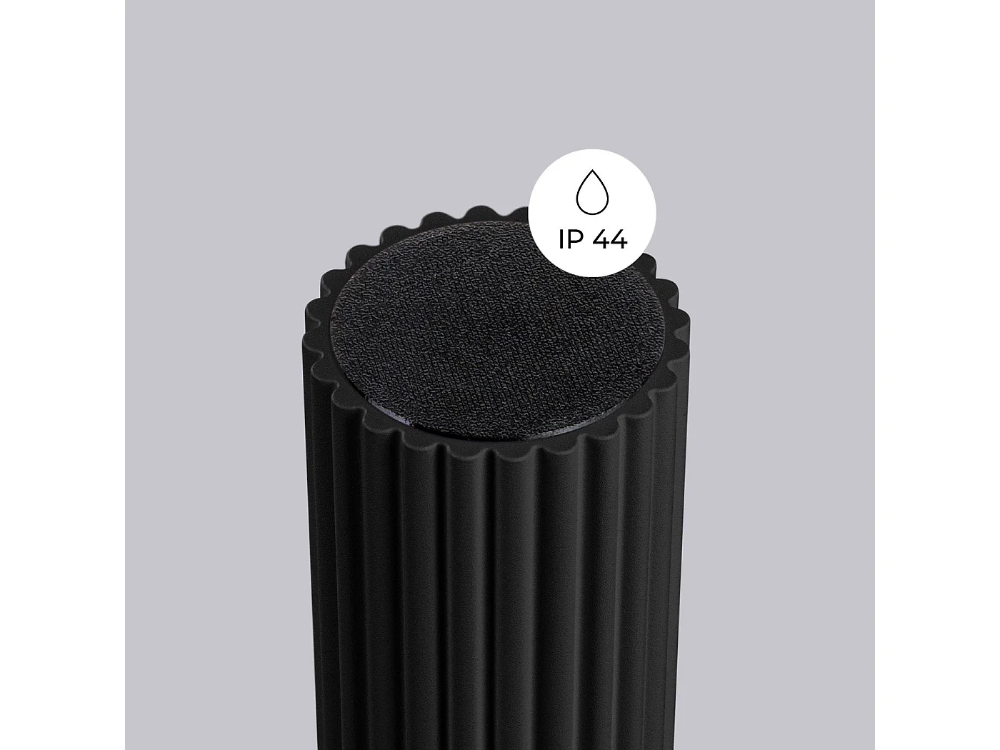 Plafonnier Orbis noir IP44