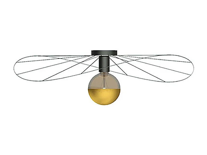 Applique - Plafonnier Solis 70 noir